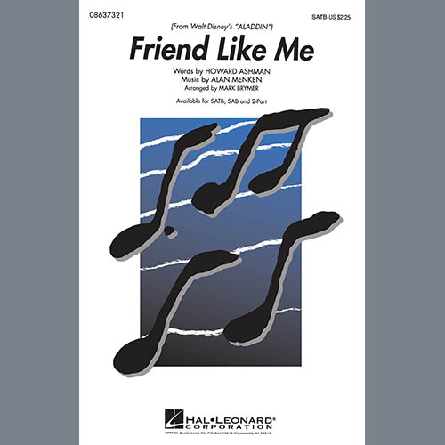 Easily Download Alan Menken & Howard Ashman Printable PDF piano music notes, guitar tabs for SATB Choir. Transpose or transcribe this score in no time - Learn how to play song progression.