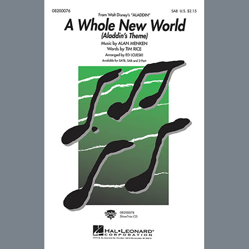 Easily Download Alan Menken & Tim Rice Printable PDF piano music notes, guitar tabs for SAB Choir. Transpose or transcribe this score in no time - Learn how to play song progression.