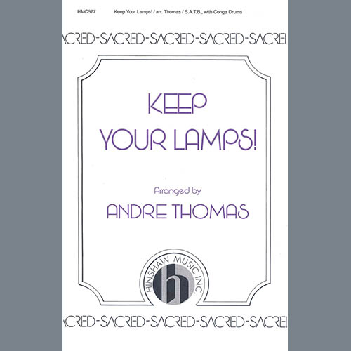 Easily Download André Thomas Printable PDF piano music notes, guitar tabs for SATB Choir. Transpose or transcribe this score in no time - Learn how to play song progression.