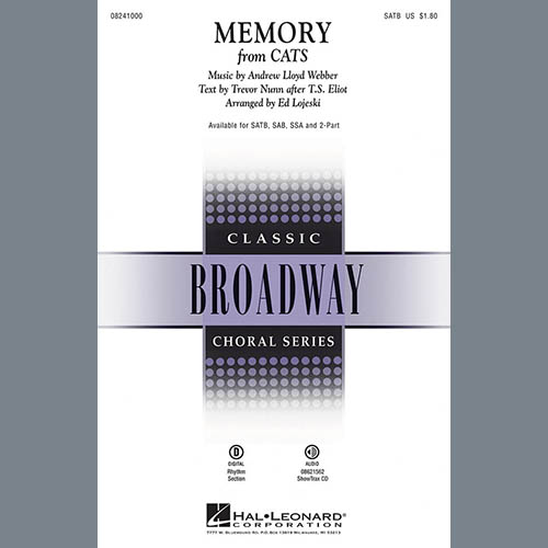 Easily Download Andrew Lloyd Webber Printable PDF piano music notes, guitar tabs for SATB Choir. Transpose or transcribe this score in no time - Learn how to play song progression.