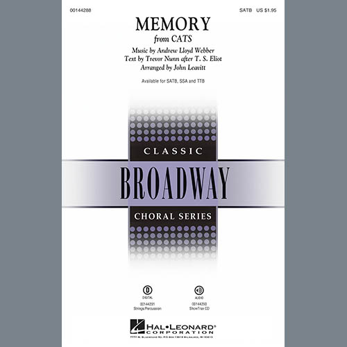 Easily Download Andrew Lloyd Webber Printable PDF piano music notes, guitar tabs for SATB Choir. Transpose or transcribe this score in no time - Learn how to play song progression.