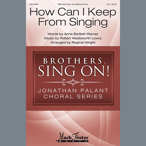 Easily Download Anna Bartlett Warner and Robert Wadsworth Lowry Printable PDF piano music notes, guitar tabs for TBB Choir. Transpose or transcribe this score in no time - Learn how to play song progression.