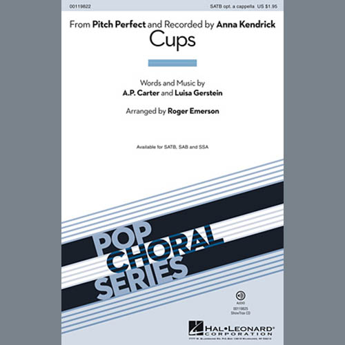 Easily Download Anna Kendrick Printable PDF piano music notes, guitar tabs for SAB Choir. Transpose or transcribe this score in no time - Learn how to play song progression.