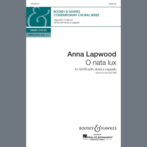 Easily Download Anna Lapwood Printable PDF piano music notes, guitar tabs for Choir. Transpose or transcribe this score in no time - Learn how to play song progression.