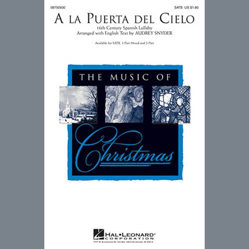 Easily Download Audrey Snyder Printable PDF piano music notes, guitar tabs for 2-Part Choir. Transpose or transcribe this score in no time - Learn how to play song progression.
