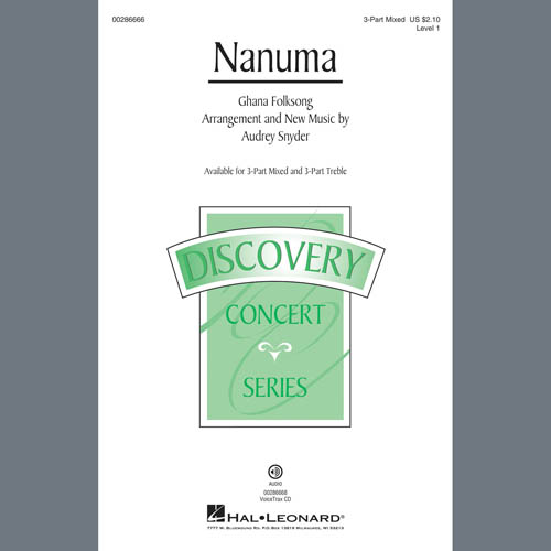 Easily Download Audrey Snyder Printable PDF piano music notes, guitar tabs for 3-Part Mixed Choir. Transpose or transcribe this score in no time - Learn how to play song progression.