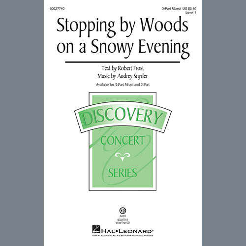 Easily Download Audrey Snyder Printable PDF piano music notes, guitar tabs for 3-Part Mixed Choir. Transpose or transcribe this score in no time - Learn how to play song progression.