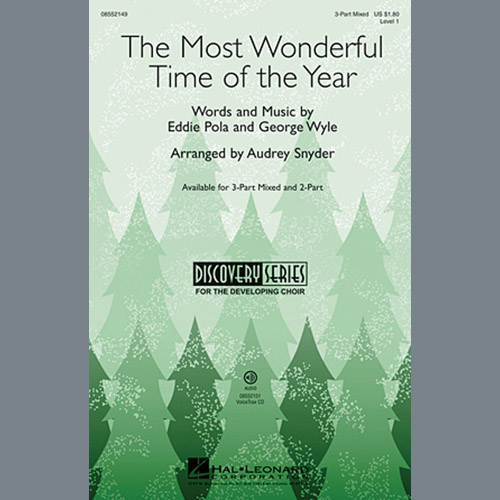 Easily Download Audrey Snyder Printable PDF piano music notes, guitar tabs for 3-Part Mixed Choir. Transpose or transcribe this score in no time - Learn how to play song progression.