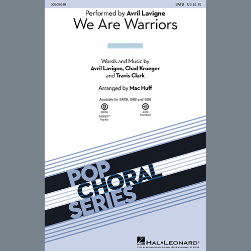 Easily Download Avril Lavigne Printable PDF piano music notes, guitar tabs for SATB Choir. Transpose or transcribe this score in no time - Learn how to play song progression.