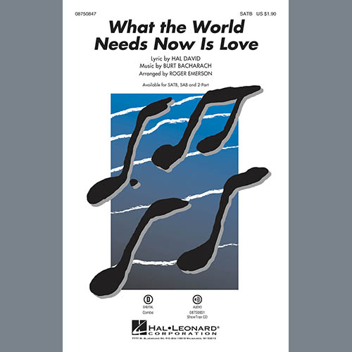 Easily Download Bacharach & David Printable PDF piano music notes, guitar tabs for 2-Part Choir. Transpose or transcribe this score in no time - Learn how to play song progression.