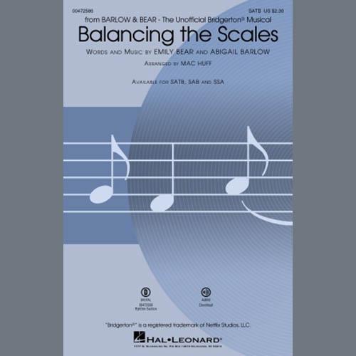 Easily Download Barlow & Bear Printable PDF piano music notes, guitar tabs for SAB Choir. Transpose or transcribe this score in no time - Learn how to play song progression.