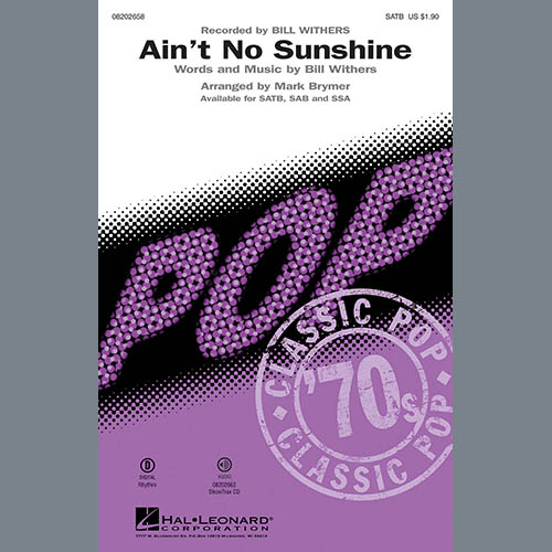 Easily Download Bill Withers Printable PDF piano music notes, guitar tabs for SATB Choir. Transpose or transcribe this score in no time - Learn how to play song progression.