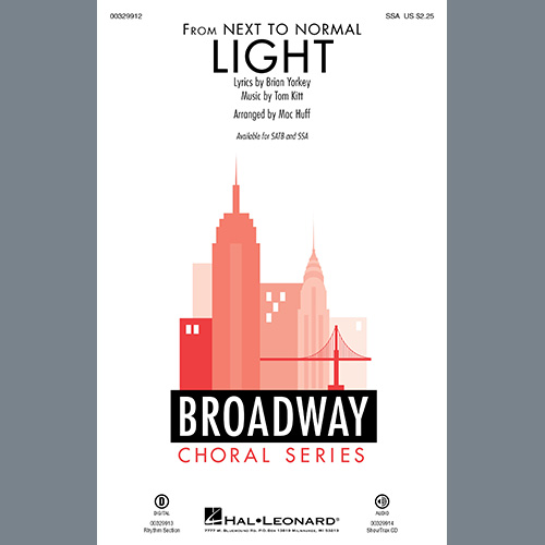 Easily Download Brian Yorkey & Tom Kitt Printable PDF piano music notes, guitar tabs for SSA Choir. Transpose or transcribe this score in no time - Learn how to play song progression.