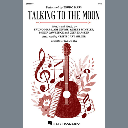 Easily Download Bruno Mars Printable PDF piano music notes, guitar tabs for SSA Choir. Transpose or transcribe this score in no time - Learn how to play song progression.