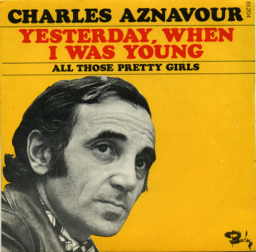 Easily Download Charles Aznavour Printable PDF piano music notes, guitar tabs for Piano, Vocal & Guitar Chords (Right-Hand Melody). Transpose or transcribe this score in no time - Learn how to play song progression.