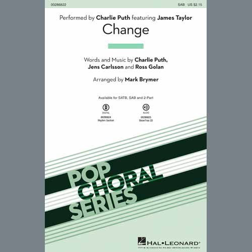 Easily Download Charlie Puth Printable PDF piano music notes, guitar tabs for 2-Part Choir. Transpose or transcribe this score in no time - Learn how to play song progression.