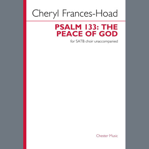 Easily Download Cheryl Frances-Hoad Printable PDF piano music notes, guitar tabs for SATB Choir. Transpose or transcribe this score in no time - Learn how to play song progression.