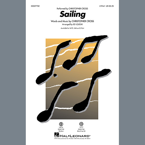 Easily Download Christopher Cross Printable PDF piano music notes, guitar tabs for 2-Part Choir. Transpose or transcribe this score in no time - Learn how to play song progression.