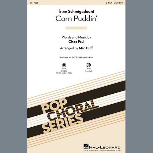 Easily Download Cinco Paul Printable PDF piano music notes, guitar tabs for 2-Part Choir. Transpose or transcribe this score in no time - Learn how to play song progression.