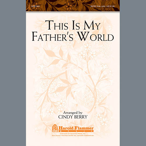 Easily Download Cindy Berry Printable PDF piano music notes, guitar tabs for SATB Choir. Transpose or transcribe this score in no time - Learn how to play song progression.
