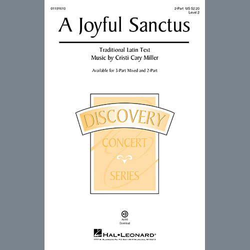 Easily Download Cristi Cary Miller Printable PDF piano music notes, guitar tabs for 2-Part Choir. Transpose or transcribe this score in no time - Learn how to play song progression.