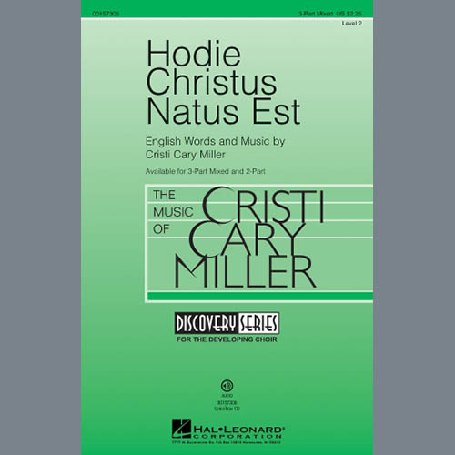 Easily Download Cristi Cary Miller Printable PDF piano music notes, guitar tabs for 3-Part Mixed Choir. Transpose or transcribe this score in no time - Learn how to play song progression.
