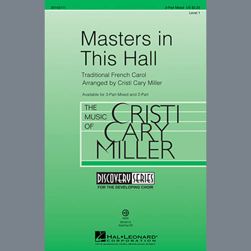 Easily Download Cristi Cary Miller Printable PDF piano music notes, guitar tabs for 3-Part Mixed Choir. Transpose or transcribe this score in no time - Learn how to play song progression.