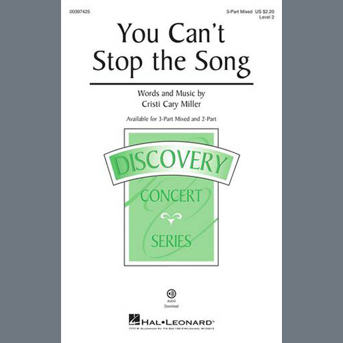 Easily Download Cristi Cary Miller Printable PDF piano music notes, guitar tabs for 3-Part Mixed Choir. Transpose or transcribe this score in no time - Learn how to play song progression.