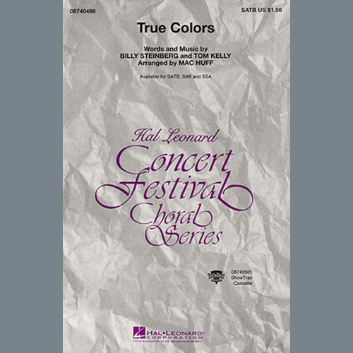 Easily Download Cyndi Lauper Printable PDF piano music notes, guitar tabs for SATB Choir. Transpose or transcribe this score in no time - Learn how to play song progression.