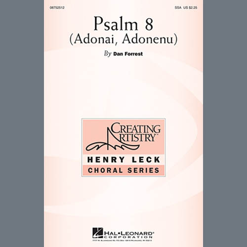 Easily Download Dan Forrest Printable PDF piano music notes, guitar tabs for SSA Choir. Transpose or transcribe this score in no time - Learn how to play song progression.