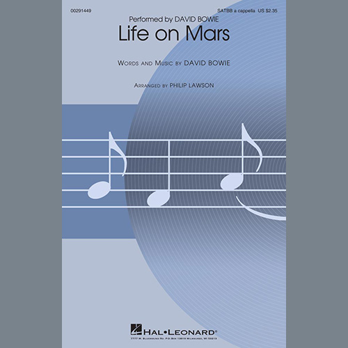 Easily Download David Bowie Printable PDF piano music notes, guitar tabs for SATB Choir. Transpose or transcribe this score in no time - Learn how to play song progression.