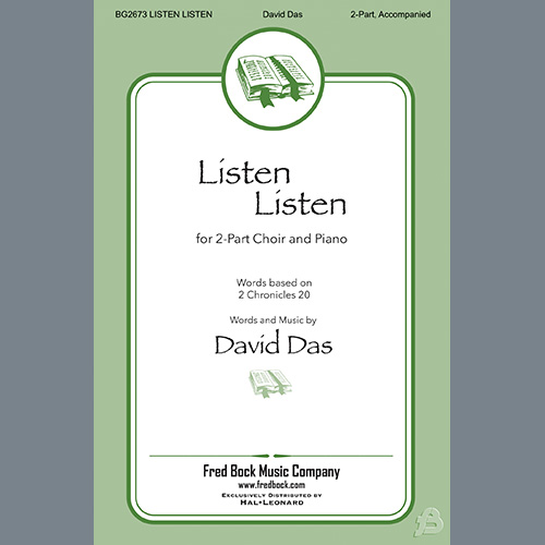 Easily Download David Das Printable PDF piano music notes, guitar tabs for 2-Part Choir. Transpose or transcribe this score in no time - Learn how to play song progression.