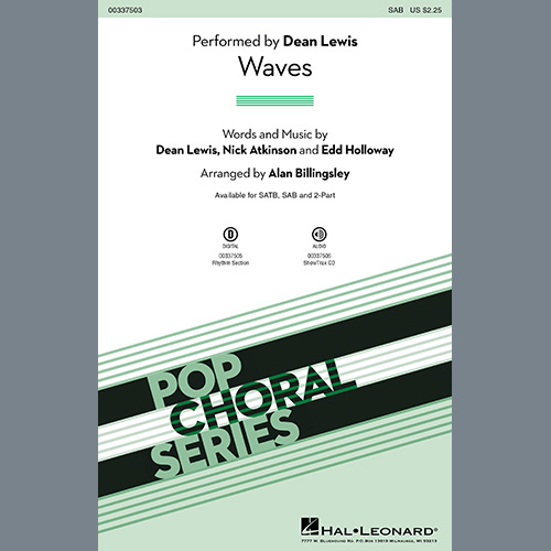 Easily Download Dean Lewis Printable PDF piano music notes, guitar tabs for SAB Choir. Transpose or transcribe this score in no time - Learn how to play song progression.