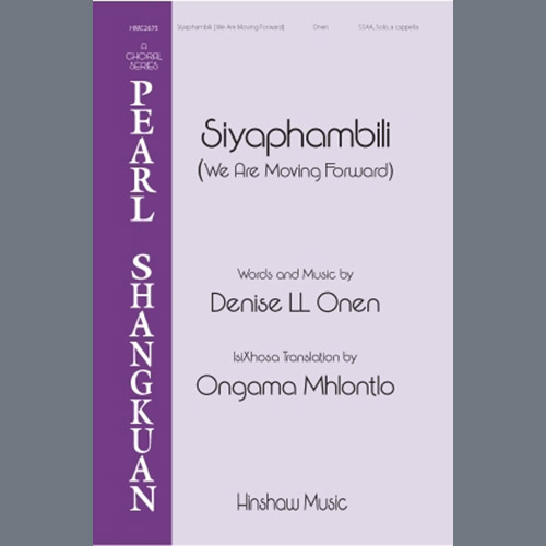 Easily Download Denise LL Onen Printable PDF piano music notes, guitar tabs for SSAA Choir. Transpose or transcribe this score in no time - Learn how to play song progression.