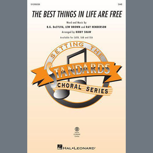 Easily Download DeSylva, Brown & Henderson Printable PDF piano music notes, guitar tabs for SAB Choir. Transpose or transcribe this score in no time - Learn how to play song progression.