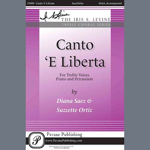 Easily Download Diana Saez & Suzzette Ortiz Printable PDF piano music notes, guitar tabs for SSAA Choir. Transpose or transcribe this score in no time - Learn how to play song progression.