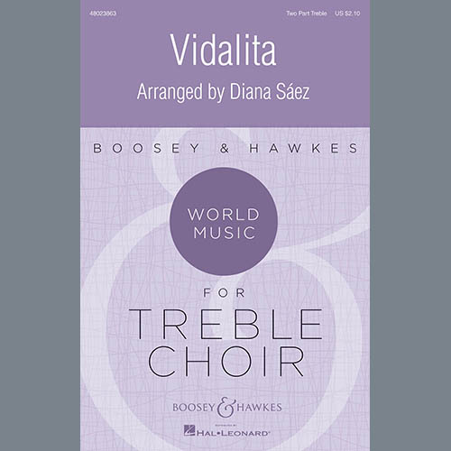 Easily Download Diana Saez Printable PDF piano music notes, guitar tabs for 2-Part Choir. Transpose or transcribe this score in no time - Learn how to play song progression.