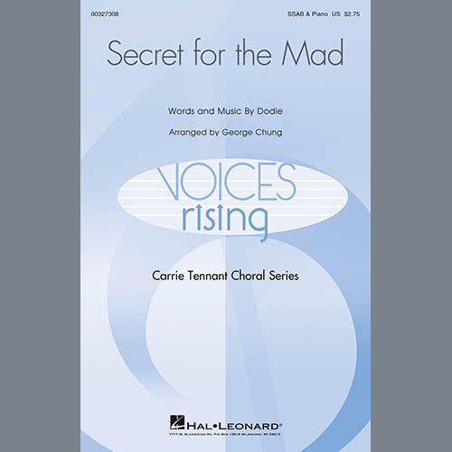 Easily Download Dodie Printable PDF piano music notes, guitar tabs for SATB Choir. Transpose or transcribe this score in no time - Learn how to play song progression.
