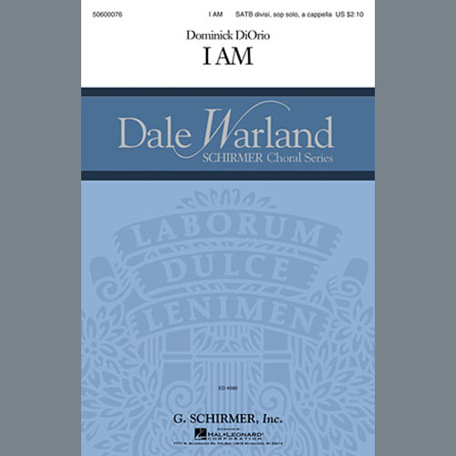 Easily Download Dominick DiOrio Printable PDF piano music notes, guitar tabs for SATB Choir. Transpose or transcribe this score in no time - Learn how to play song progression.