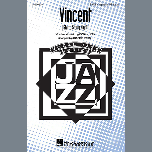 Easily Download Don McLean Printable PDF piano music notes, guitar tabs for SATB Choir. Transpose or transcribe this score in no time - Learn how to play song progression.