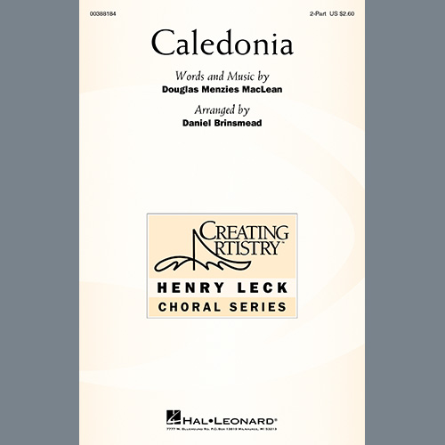 Easily Download Douglas Menzies MacLean Printable PDF piano music notes, guitar tabs for 2-Part Choir. Transpose or transcribe this score in no time - Learn how to play song progression.