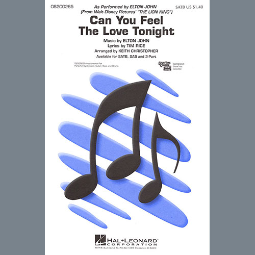 Easily Download Elton John Printable PDF piano music notes, guitar tabs for SATB Choir. Transpose or transcribe this score in no time - Learn how to play song progression.