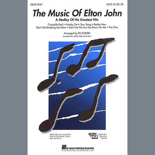 Easily Download Elton John Printable PDF piano music notes, guitar tabs for 2-Part Choir. Transpose or transcribe this score in no time - Learn how to play song progression.