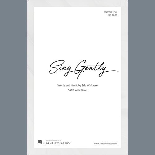 Easily Download Eric Whitacre Printable PDF piano music notes, guitar tabs for SATB Choir. Transpose or transcribe this score in no time - Learn how to play song progression.