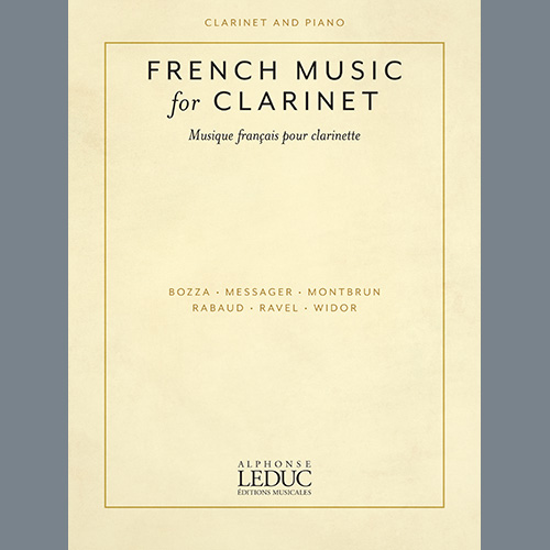 Easily Download Eugene Bozza Printable PDF piano music notes, guitar tabs for Clarinet and Piano. Transpose or transcribe this score in no time - Learn how to play song progression.