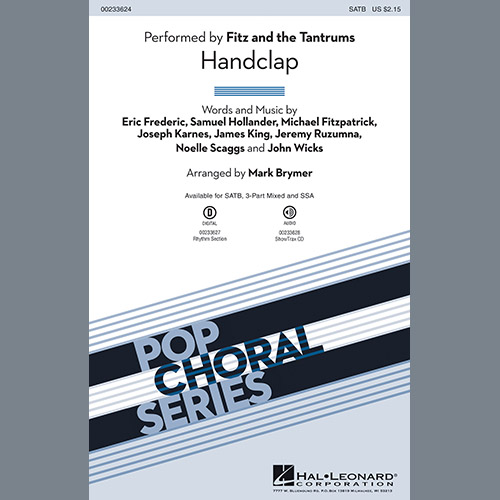 Easily Download Fitz And The Tantrums Printable PDF piano music notes, guitar tabs for SATB Choir. Transpose or transcribe this score in no time - Learn how to play song progression.
