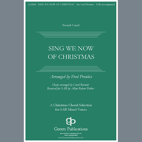 Easily Download Fred Prentice, Carol Barnett & Allan Petker Printable PDF piano music notes, guitar tabs for SAB Choir. Transpose or transcribe this score in no time - Learn how to play song progression.