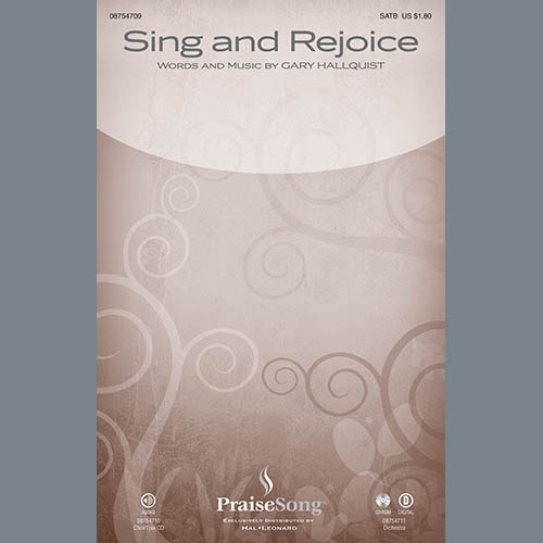 Easily Download Gary Hallquist Printable PDF piano music notes, guitar tabs for SATB Choir. Transpose or transcribe this score in no time - Learn how to play song progression.