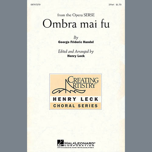 Easily Download George Frideric Handel Printable PDF piano music notes, guitar tabs for 2-Part Choir. Transpose or transcribe this score in no time - Learn how to play song progression.