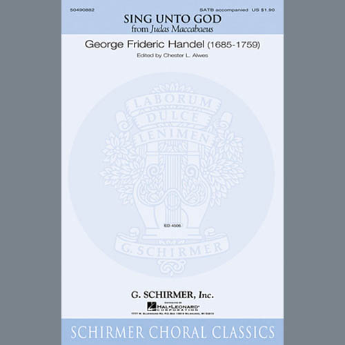 Easily Download George Frideric Handel Printable PDF piano music notes, guitar tabs for SATB Choir. Transpose or transcribe this score in no time - Learn how to play song progression.